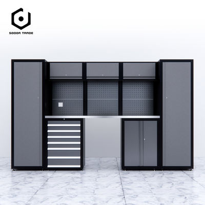 ISO9001 0.8-1.5mm Fixed ODM Garage Cabinet Workbench
