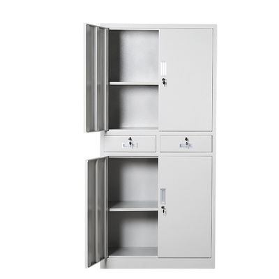 Office Iron Double 	Office Filing Cabinets With 2 Drawers In Middle