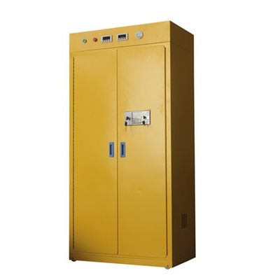 2 Door 4 Drawers Flammable Chemical Storage Cabinet For Pharmaceuticals Yellow