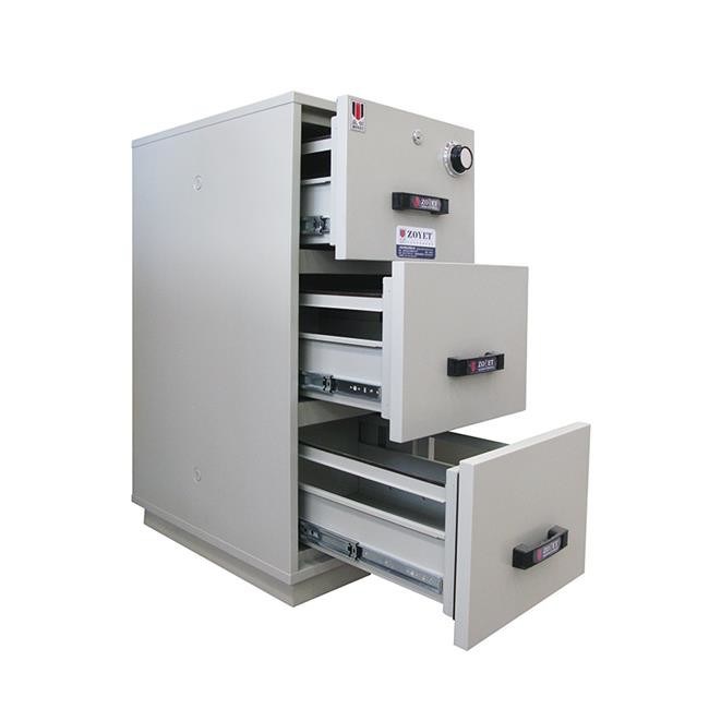 3 Drawer Fireproof File , 2 Hour Steel Fireproof Lateral File
