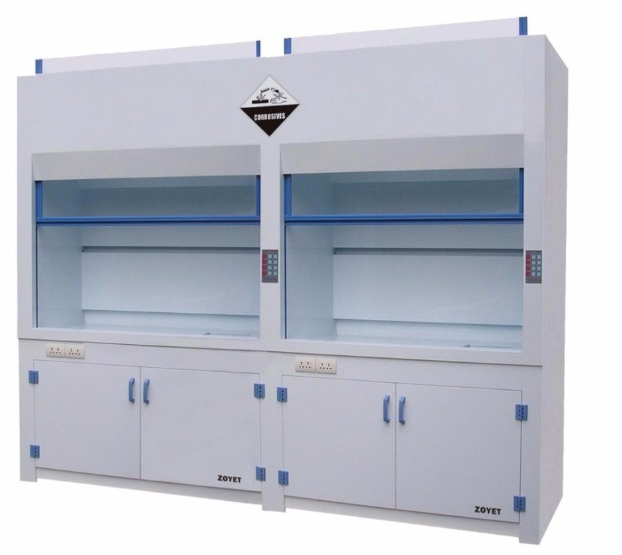 1800mm PP Explosion Proof Fume Hood For Scientific Research Institution