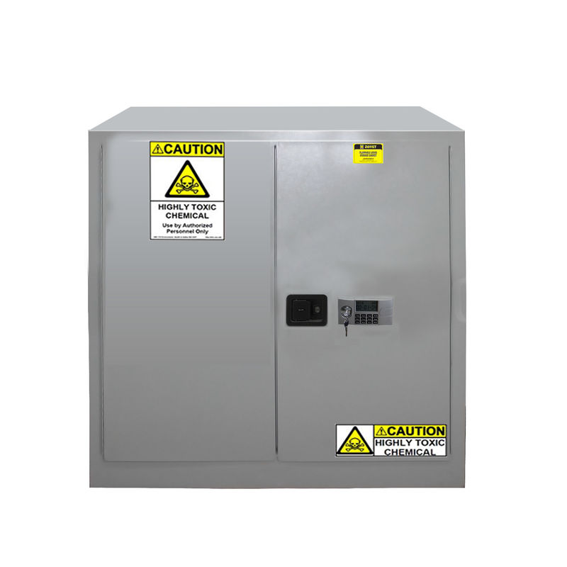 High Durability Toxic Storage Cabinet With Leakproof 50mm Bottom Sump