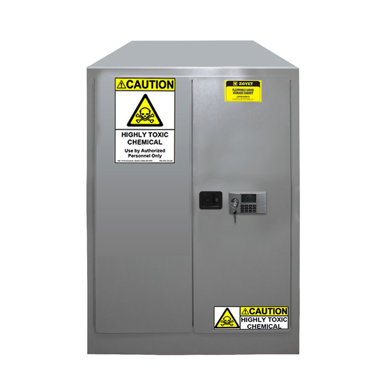 Manual Close Toxic Storage , Explosion Proof Double Door Storage