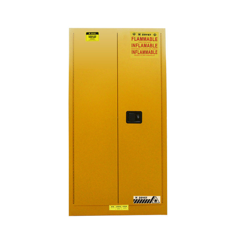 Fireproof Mechanical Flammable Drum Storage Cabinet Aligning With