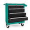 OEM 7 Drawers Tool Cabinet Trolley With Handle And Wheels Cold Rolled Steel