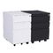 Mobile Pedestal 3 Drawers Office Filing Cabinets With Wheel