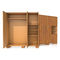 Bedroom Cold Rolled Steel Storage Cabinet With Doors 0.6mm