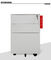 Glass Steel Door Office Filing Cabinets With Drawer