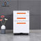 Mobile Movable 0.4-1.0mm 3 Drawer Fireproof File Cabinet