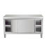 0.7mm 1mm Restaurant Stainless Steel Pantry Cabinet