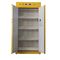 2 Door 4 Drawers Flammable Chemical Storage Cabinet For Pharmaceuticals Yellow