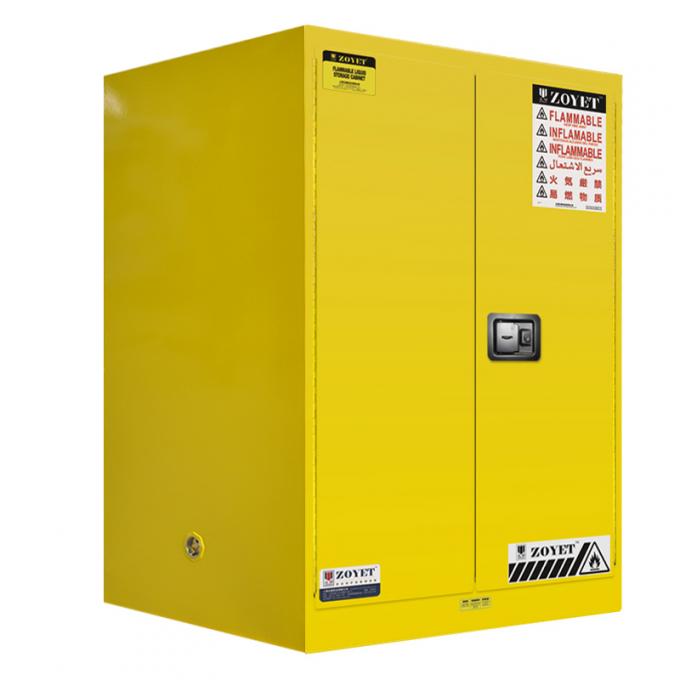 Industrial Yellow Steel Safety Storage Cabinets 60 Gallon
