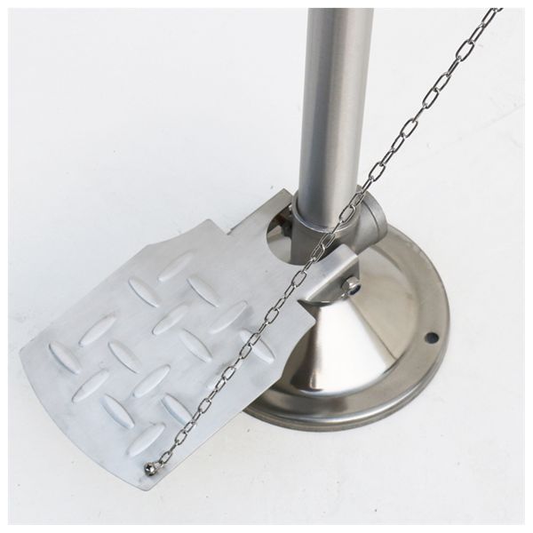 Foot Pedal Emergency Eye Wash Station , Stainless Steel Eyewash Shower