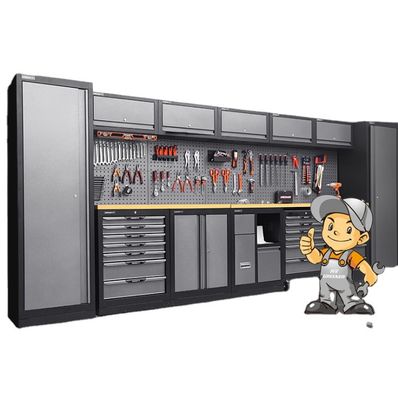 Heavy Duty ISO9001 0.8-1.5mm Garage Cabinet Workbench