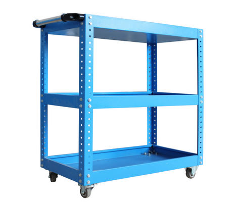 3 Tier 0.6mm-1.2mm Slim Rolling Storage Cart With Handle And Wheels