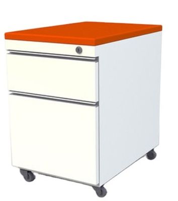 Mobile Pedestal 3 Drawers Office Filing Cabinets With Wheel
