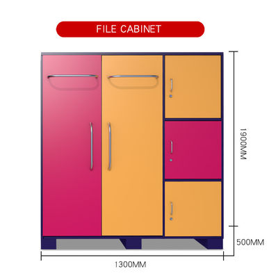 Bedroom Cold Rolled Steel Storage Cabinet With Doors 0.6mm