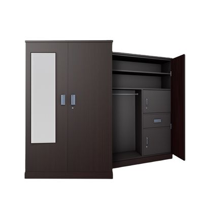 Aluminum Alloy Commercial 0.6mm 2 Door Closet Cabinet