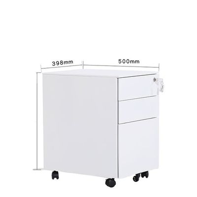 0.5mm To 1.2mm ODM 3 Drawer Mobile File Cabinet