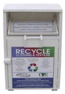 1.7m Height Community Aid Donation Bins , Outdoor Donation Box