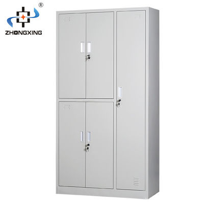 4 Swing Glass Door Office Steel File Cabinets , Extendable Office File Cupboard