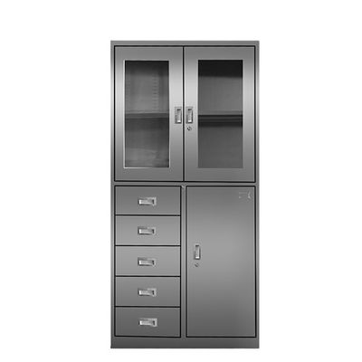 0.5mm To 1.2mm Library Stainless Steel File Cabinet