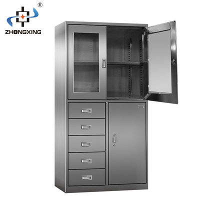 0.5mm To 1.2mm Library Stainless Steel File Cabinet