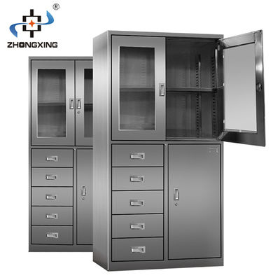 0.5mm To 1.2mm Library Stainless Steel File Cabinet