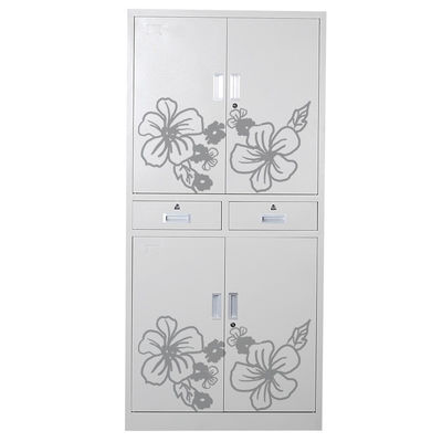 Printing Color 1mm File Storage Cupboard With Glass Doors