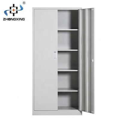 2 Drawers 1.2mm Double Door Filing Cabinet Smooth Powder Coating ISO14001