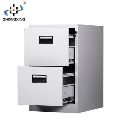 Foldable Metal 0.5mm 2 Drawer Fireproof File Cabinet