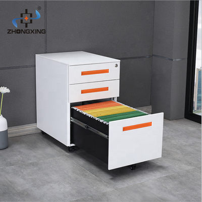 Stainless Steel Office Movable 3 Drawer Office Cabinet