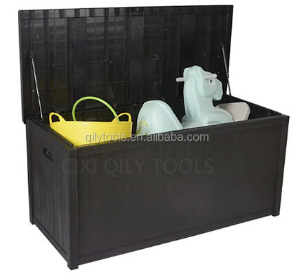 Collapsible Crate Brown Large Plastic Outdoor Storage Box 80L