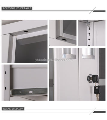 Waterproof 0.5 To 1mm Metal Office Storage Cabinets Outdoor