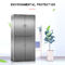 Stainless Steel 4 Door Metal Locker Storage Cabinet 0.4-1.2mm Environmental Powder Coating