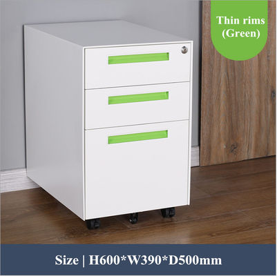 ISO9001 Modern Small 0.4mm To 1.2mm Mobile File Cabinets