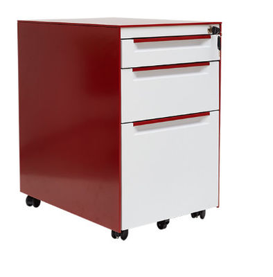 Movable ISO14001 Knock Down Office Filing Cabinets , Commercial File Cabinet