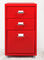 ISO9001 3 Drawer Office Filing Cabinets 0.4mm To 1.2mm