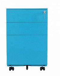 ISO9001 3 Drawer Office Filing Cabinets 0.4mm To 1.2mm