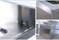 ISO9001 Anti Acid Steel Kitchen Furniture With Sink Adjustable Shelf Restaurant