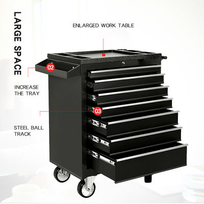 7 drawers tool cabinet metal tool box