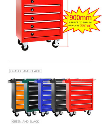 7 drawers tool cabinet metal tool box