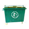 1100L ISO9001 Recycling Storage Bins , OEM recycled plastic storage boxes