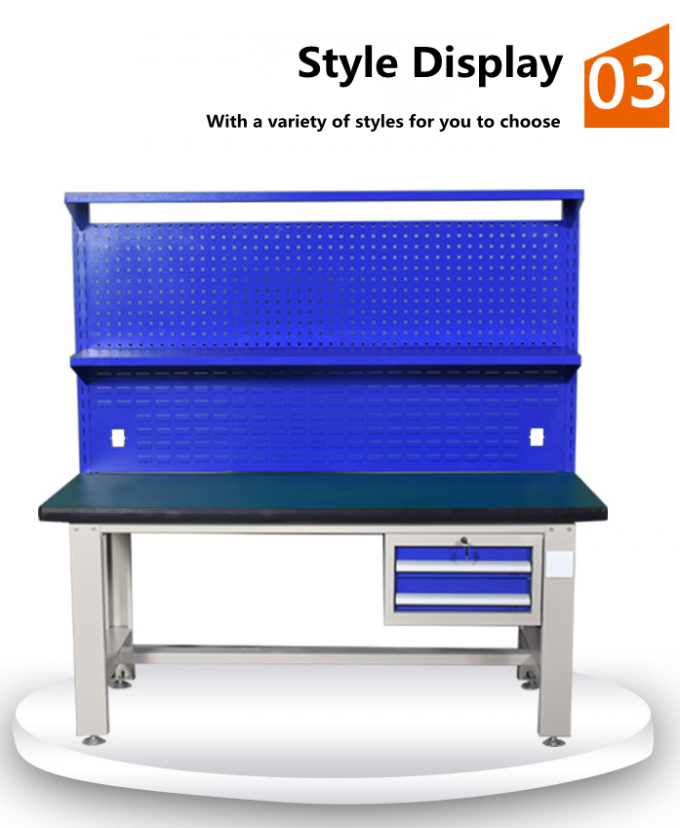 Industrial 1.2mm Anti Static Garage Tool Chest Workbench
